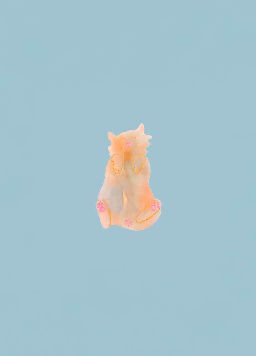 超萌橘貓小髮夾